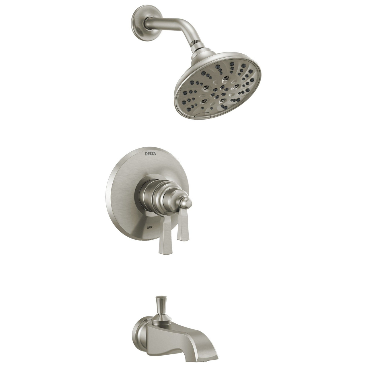 Delta T17T456-SS Dorval TempAssure 17T Series Tub & Shower Trim, Stainless