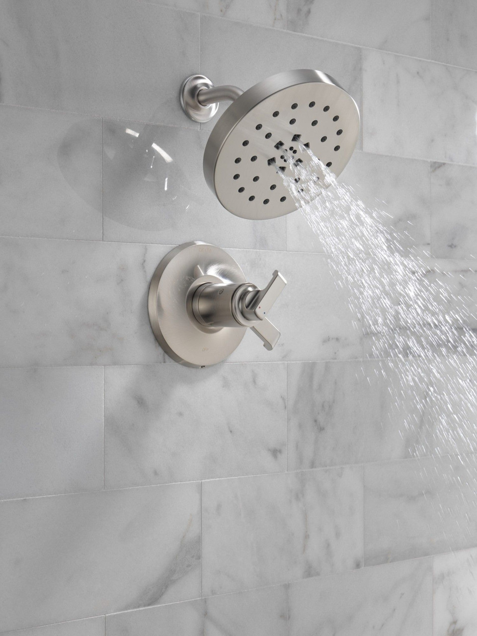 Delta T17T289-SS-PR Tetra 17T Series Shower Trim, Lumicoat Stainless