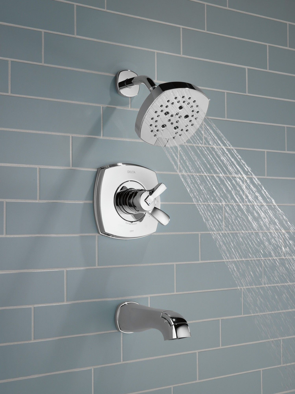 Delta T17476 Stryke 17 Series Tub and Shower Only, Chrome