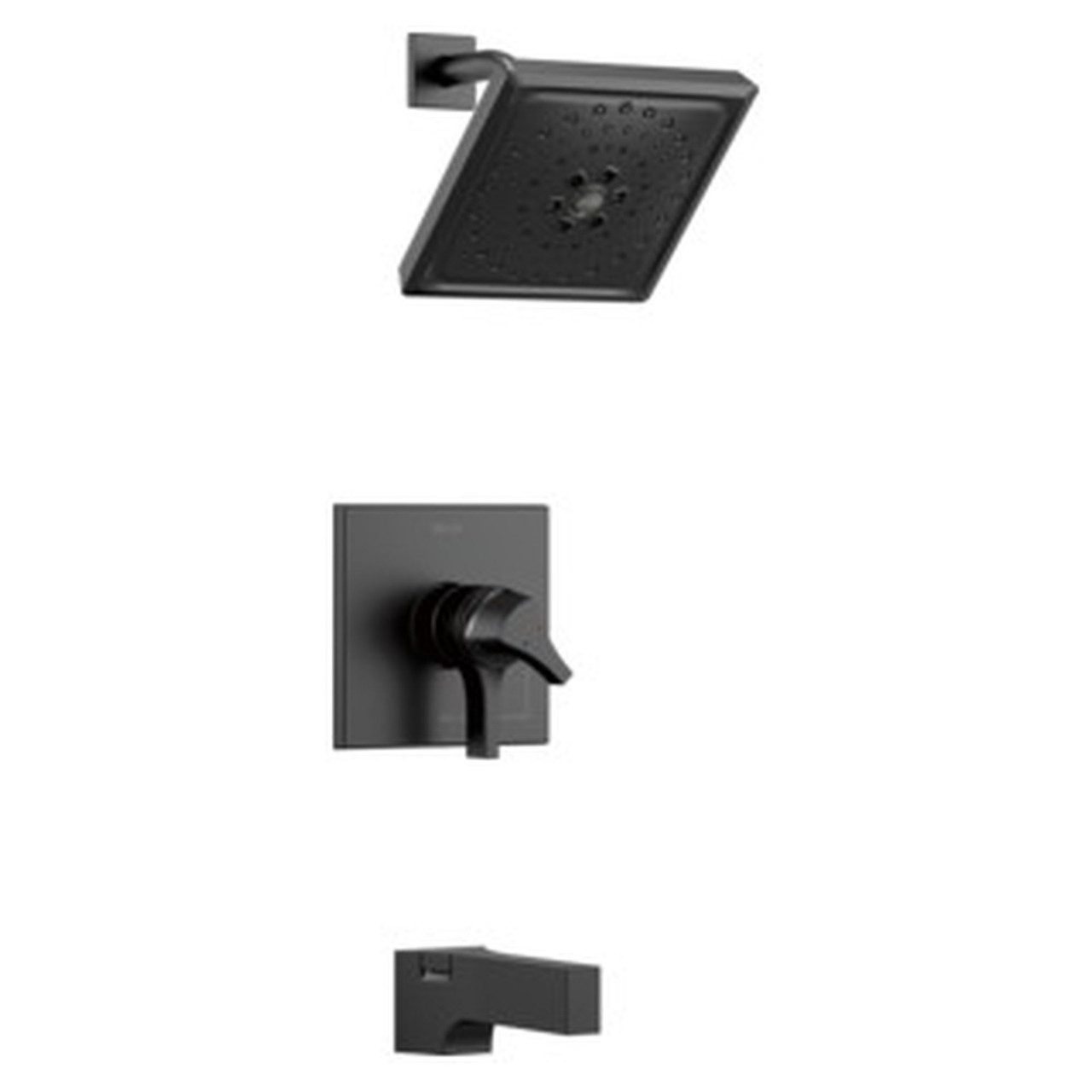 Delta T17474-BL Zura Monitor 17 Series H2Okinetic Tub and Shower Trim, Matte Black
