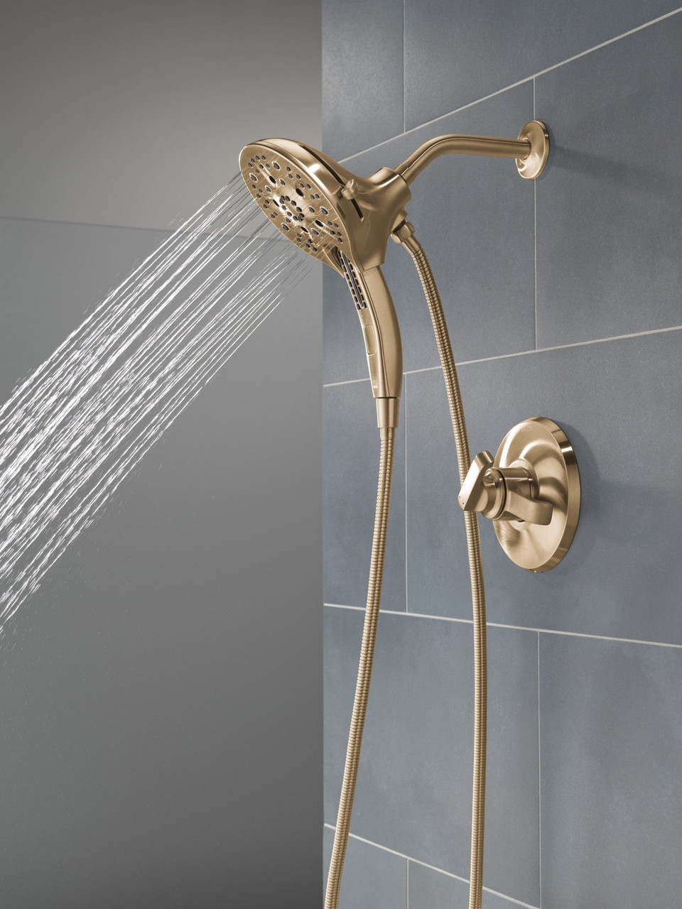 Delta T17289-CZ-PR Tetra 17 Series Shower Trim, Lumicoat Champagne Bronze