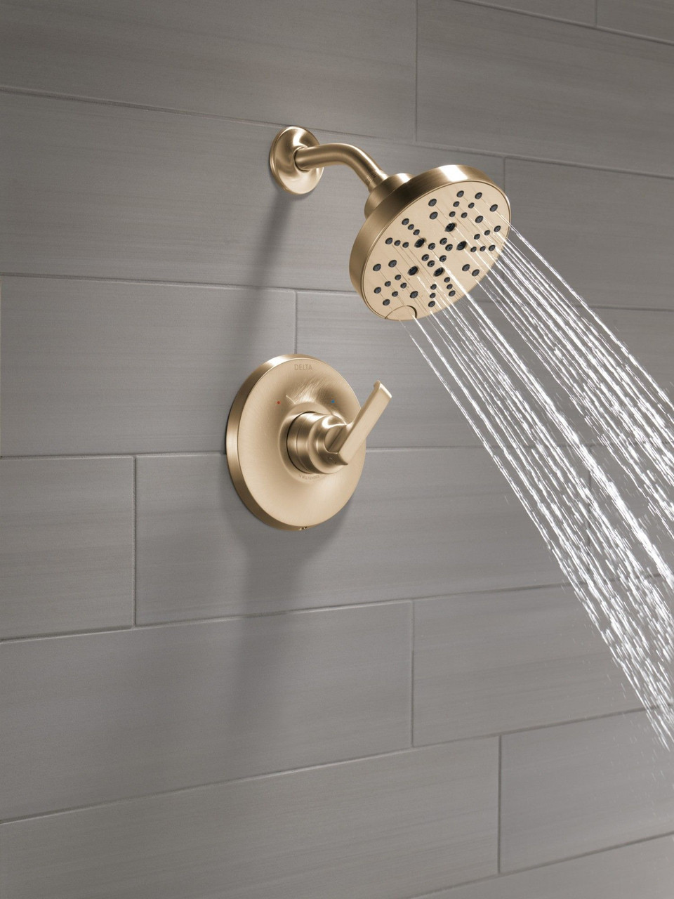 Delta T14289-CZ-PR Tetra 14 Series Shower Trim, Lumicoat Champagne Bronze
