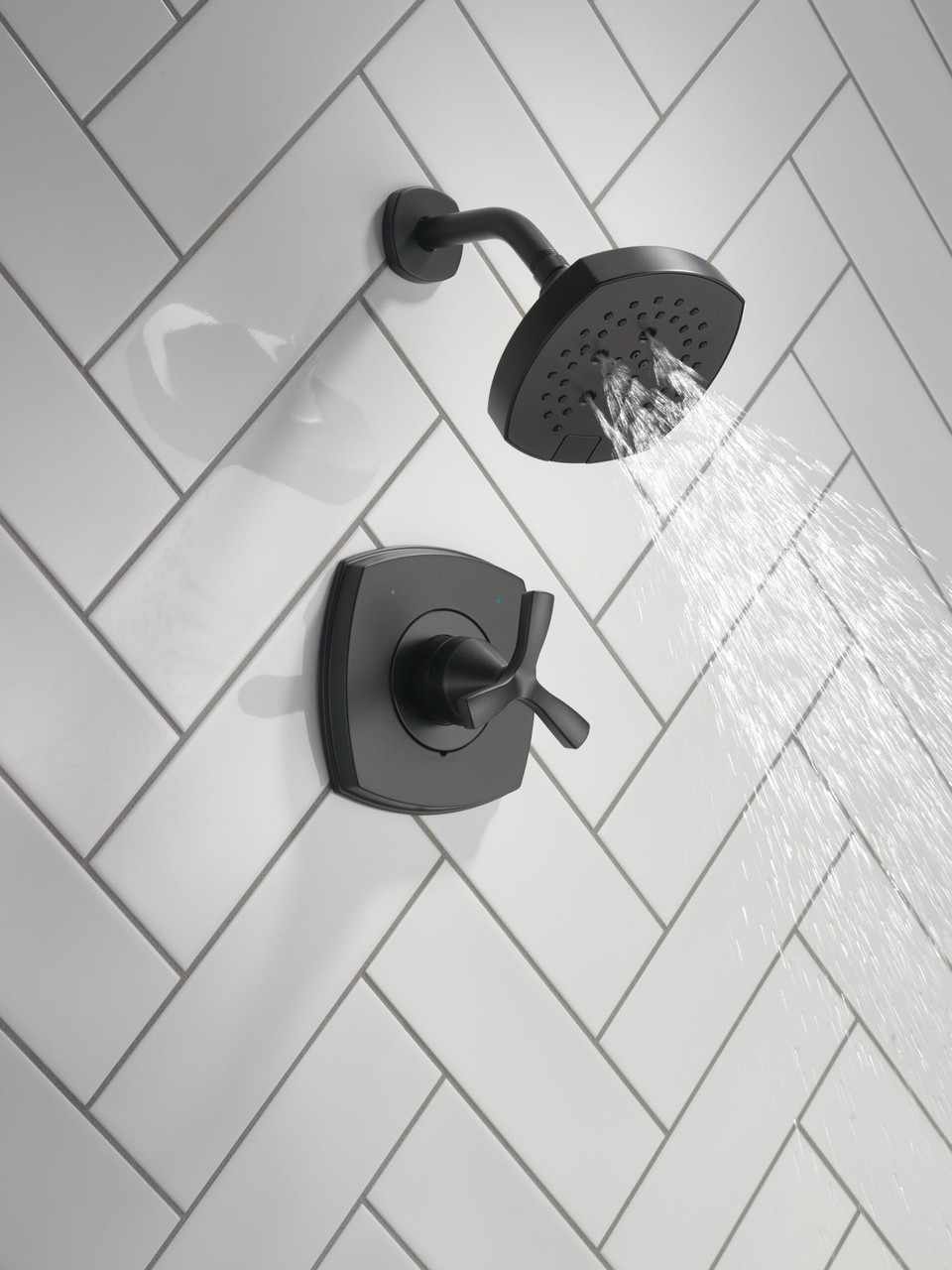 Delta T142766-BL Stryke 14 Series Shower Only, Matte Black