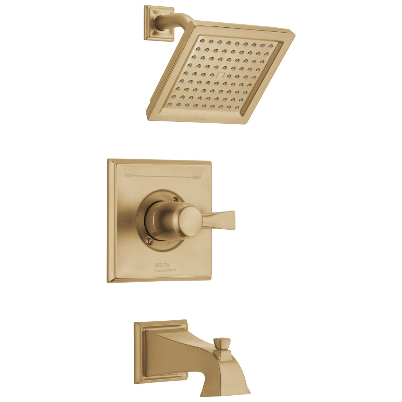 Delta T14451-CZ-WE Dryden Monitor 14 Series Tub & Shower Trim, Champagne Bronze