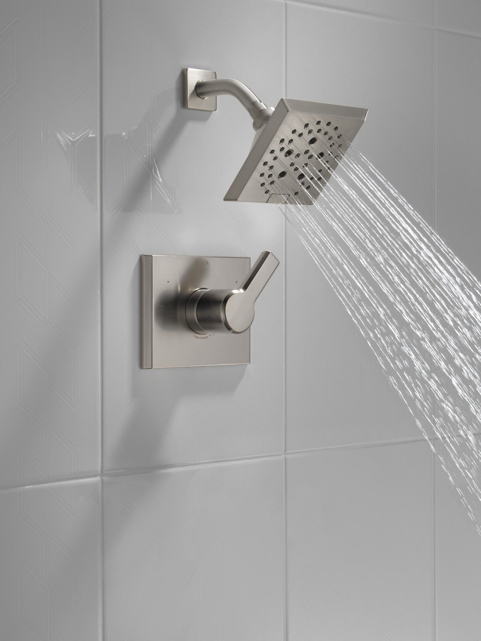 Delta T14299-SS-PR Pivotal Monitor 14 Series H2Okinetic Shower Trim, Lumicoat Stainless