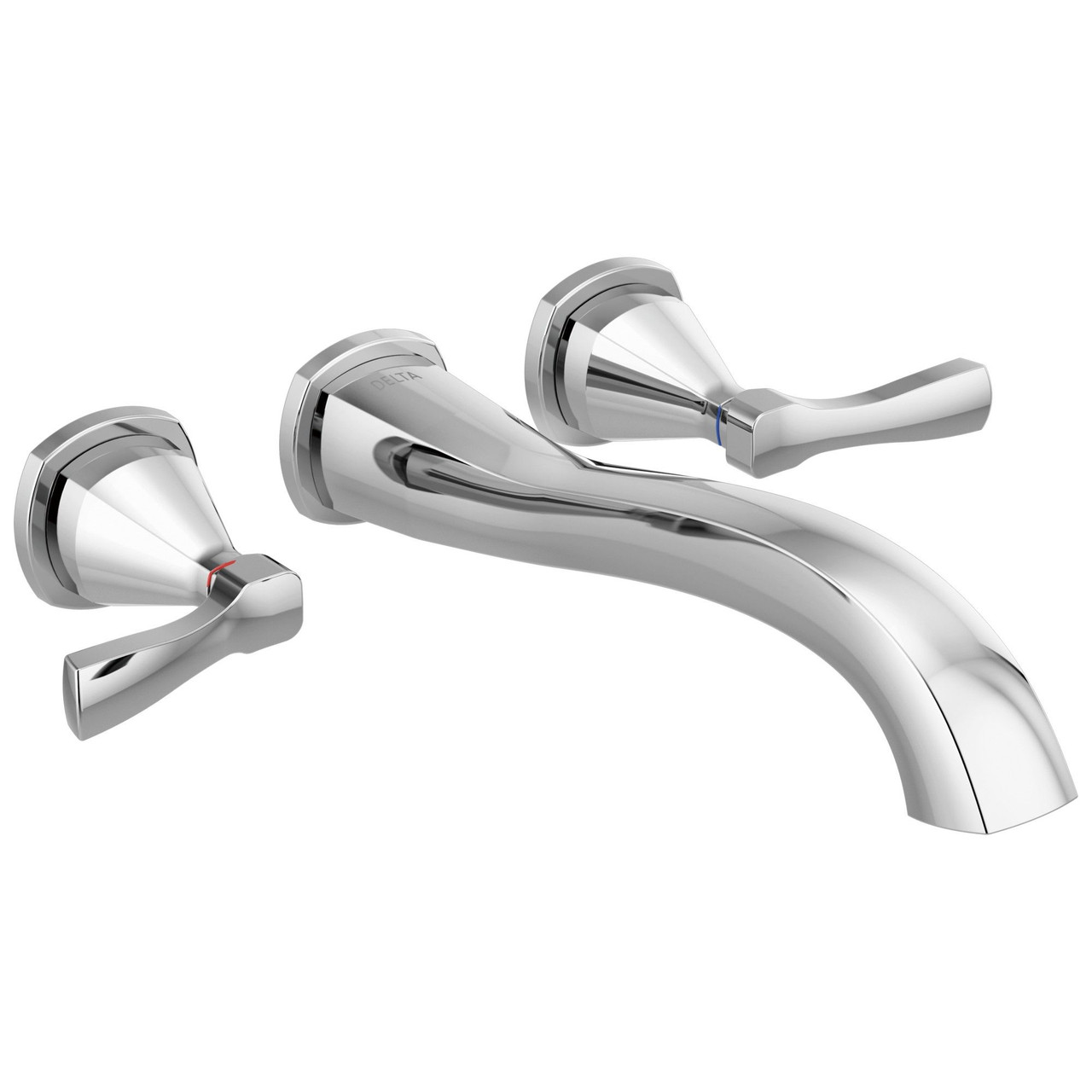 Delta T5776-WL Stryke Delta Stryke Wall Mounted Tub Filler, Chrome
