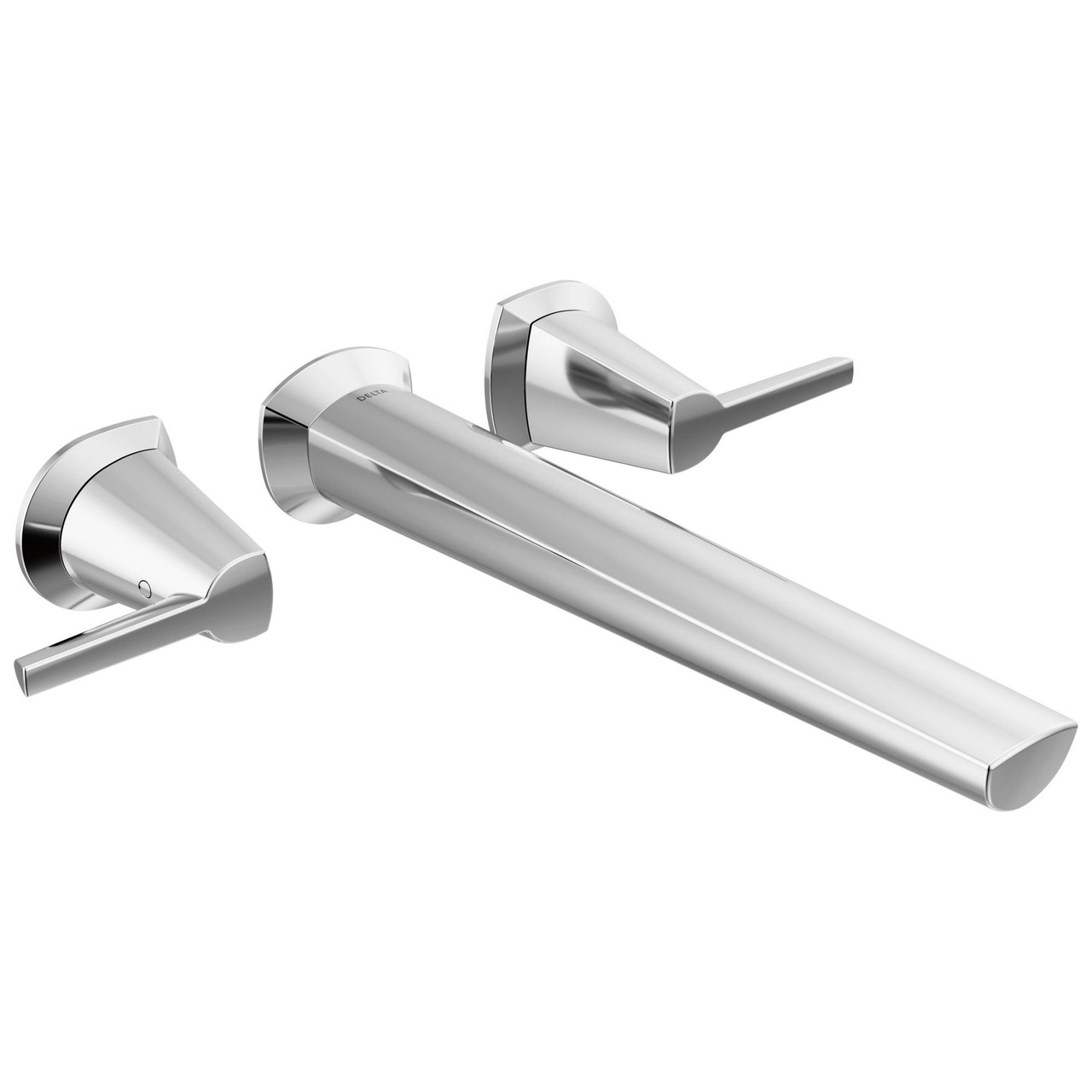 Delta T5771-PR-WL Galeon Delta Galeon Wall Mount Tub Filler, Lumicoat Chrome