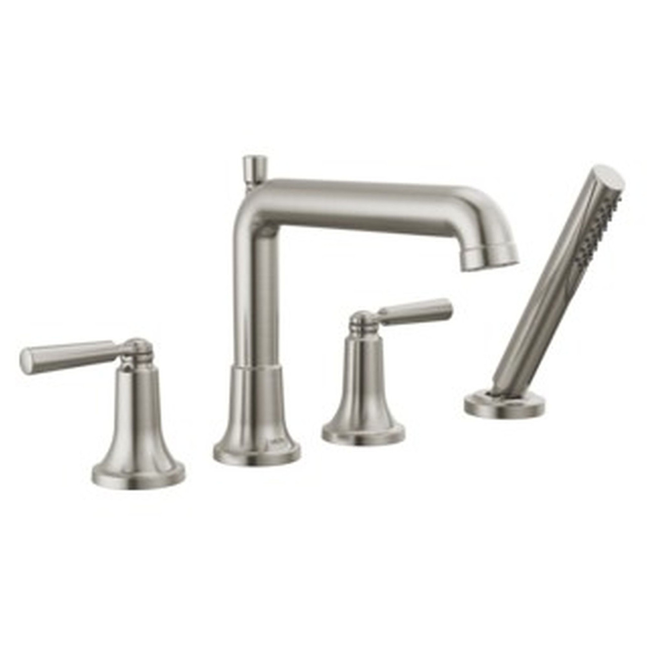 Delta T4736-SS SAYLOR Delta SAYLOR Roman Tub Trim with Hand Shower, Stainless