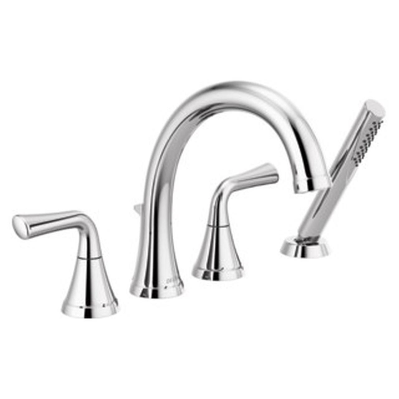 Delta T4733 Kayra Delta Kayra Roman Tub Trim with Hand Shower, Chrome
