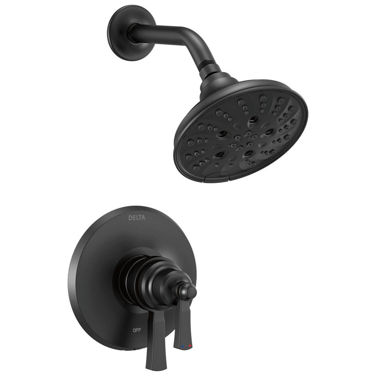 Delta T17256-BL Dorval Monitor 17 Series Shower Trim, Matte Black