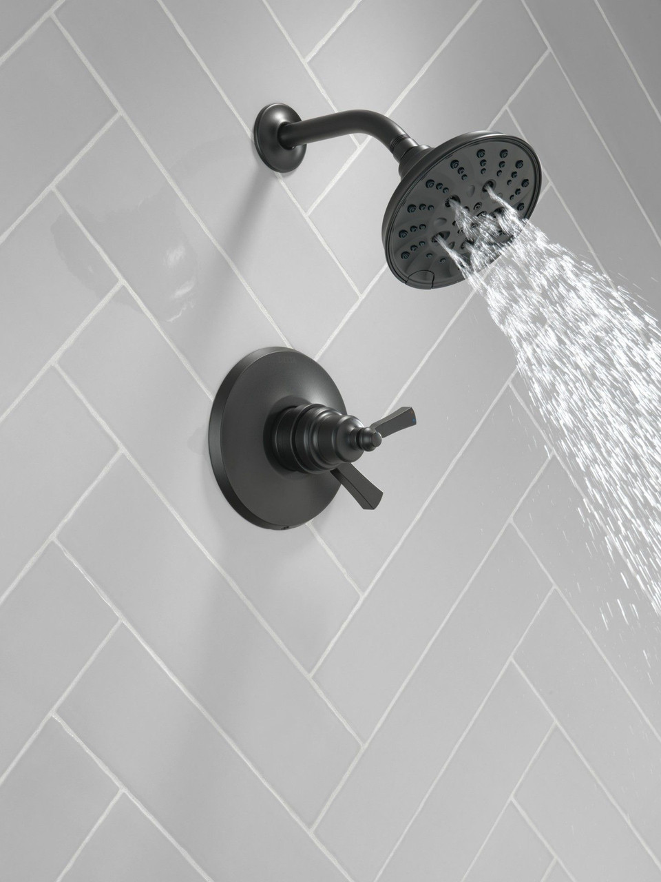 Delta T17256-BL Dorval Monitor 17 Series Shower Trim, Matte Black