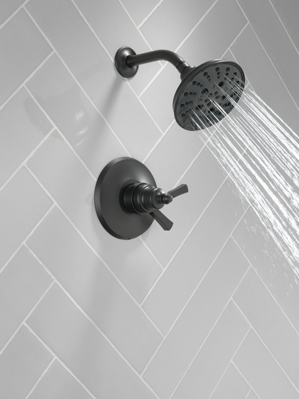 Delta T17256-BL Dorval Monitor 17 Series Shower Trim, Matte Black