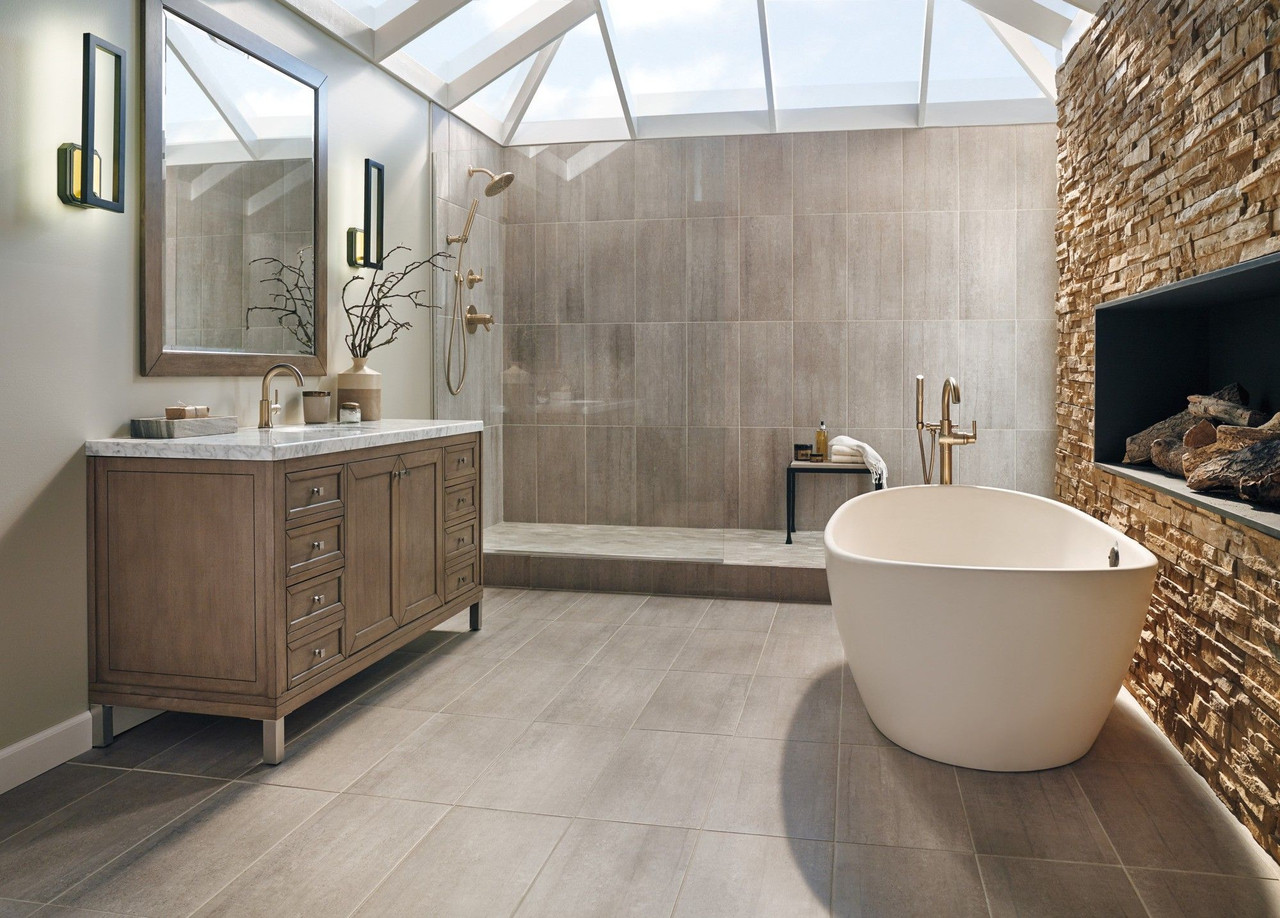 Delta T17T459-CZH2O Trinsic TempAssure 17T Series H2Okinetic Tub & Shower Trim, Champagne Bronze