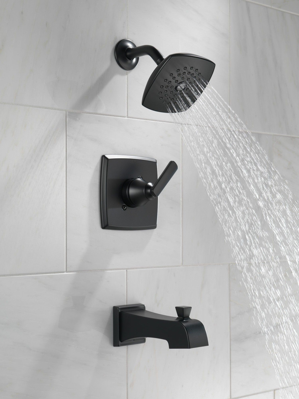 Delta T14464-BL Ashlyn Monitor 14 Series Tub and Shower Trim, Matte Black