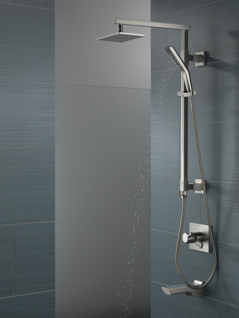 Delta RP90158SSPR Pivotal Tub Spout Pull-up Diverter, Lumicoat Stainless