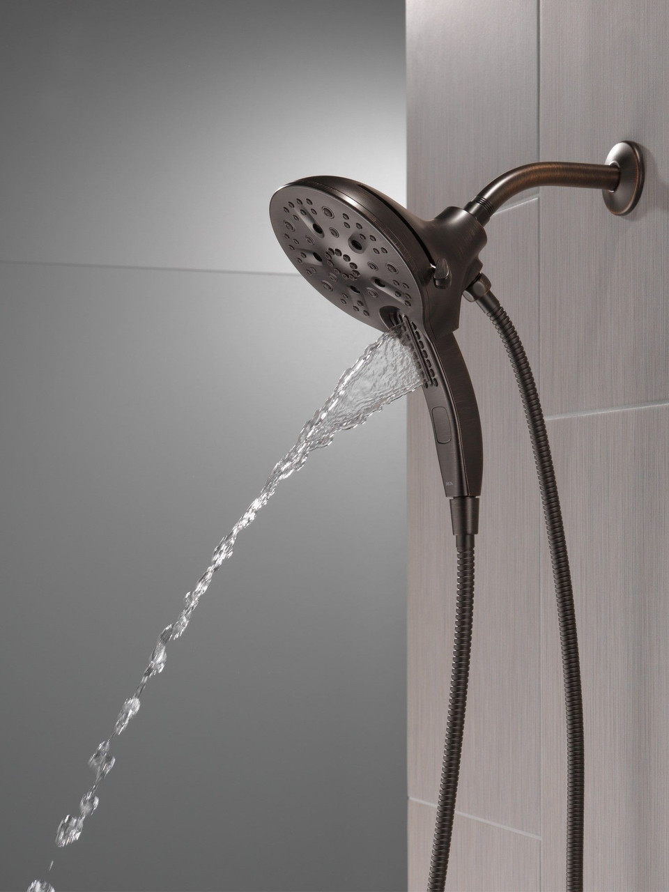 Delta 58620-RB-PK Universal Showering Components In2ition H2Okinetic 5-Setting Two-in-One Shower, Venetian Bronze
