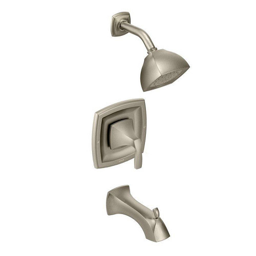 Moen T2693EPBN Bath and Shower Faucet with Posi-Temp Pressure Balanced Trim in Brushed Nickel
