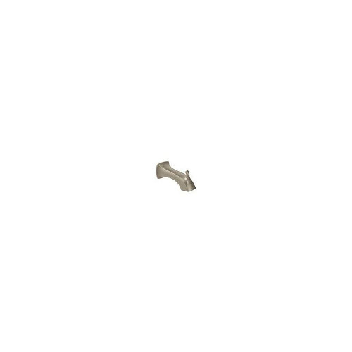 7 3/4in Tub Spout with 1/2in Slip Fit Connection (With Diverter) in Brushed Nickel