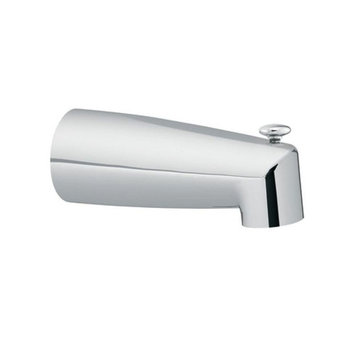 7in Tub Spout with 1/2in IPS Connection (With Diverter) in Chrome