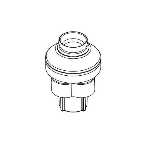 Escutcheon with Hose Guide in Chrome