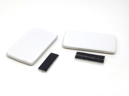 Side Plate (2 Pieces) with Velcro Tape for Carrollton and Pacifica Toilets in Cotton