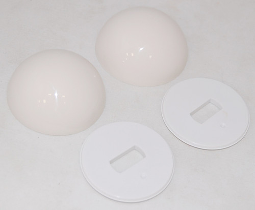 Bolt Caps and Washers Set for Mercer Toilets in Sedona Beige