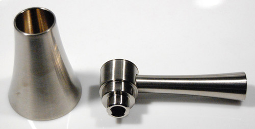 Metal Handle Assembly in Brushed Nickel