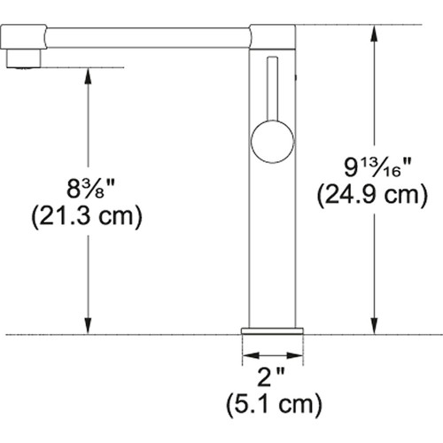 Pescara Kitchen Prep Faucet in Satin Nickel