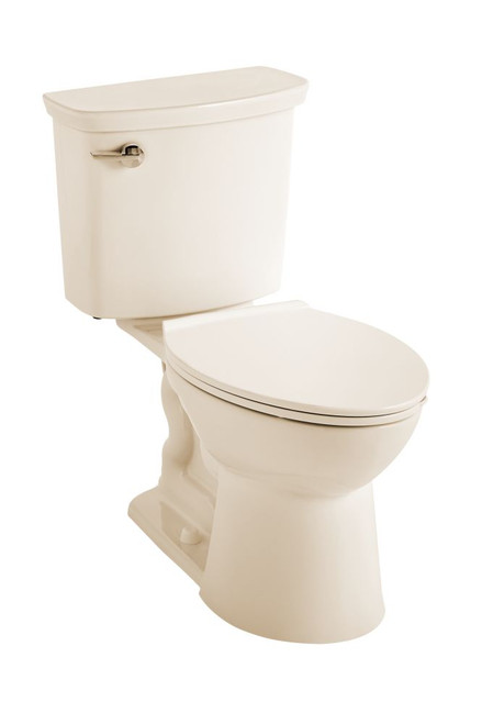12" Hight Efficiency Right Height Elongated 2-Piece Toilet Combo without Seat, in Bone