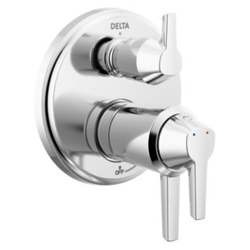 Delta T27T871-PR Galeon 17T S Integrated Diverter Trim-3 Setting, Lumicoat Chrome