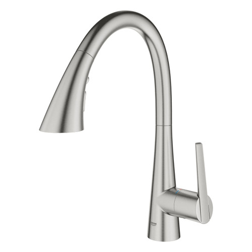 Grohe 32298DC3 Ladylux 1.75 GPM Single-Handle Kitchen Faucet in Supersteel Infinity