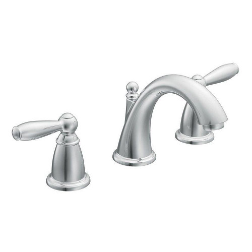 Moen T6620 Double Handle Widespread Bathroom Faucet in Chrome