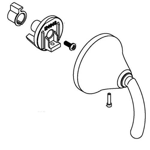 Handle Adapter Kit in Chrome