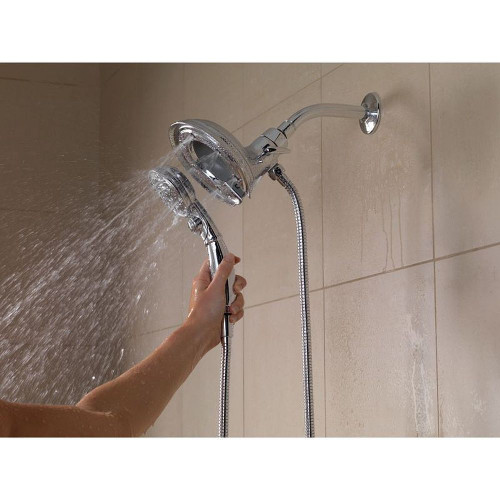 H2Okinetic In2ition 4-Setting Two-in-One Shower in Polished Chrome