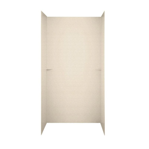 36-in D x 48-in W x 72-in H Solid Surface Shower Wall Surround in Tahiti Sand