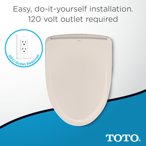 Toto SW3044#12 Electronic Elongated Bidet Seat in Sedona Beige