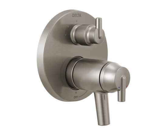 Delta T27T859-SS Trinsic Series Valve Trim with 3-Setting Integrated Diverter in Stainless