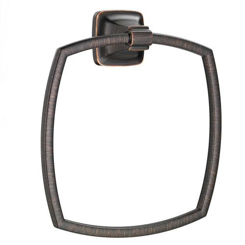 Single Post Towel Ring in Legacy Bronze