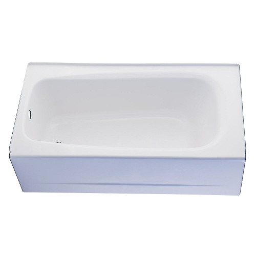 DXV Hawkins Bathtub - Left Drain - Projects Model, in Canvas White