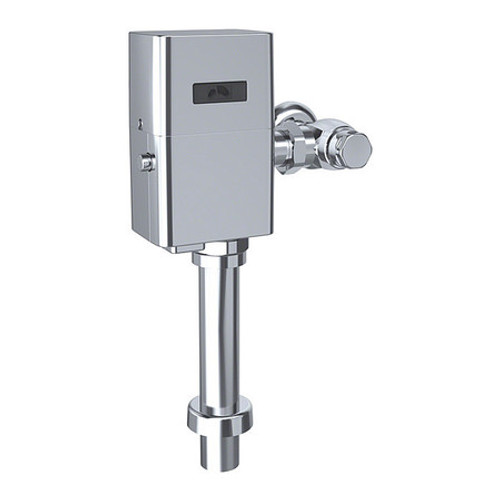 1.0 GPF Exposed Ultra High-Efficiency Toilet Flush Valve with 1-1/2" Vacuum Breaker Set in Polished Chrome