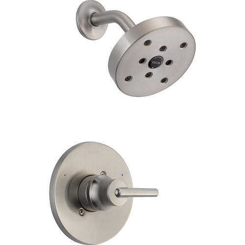Shower Trim with H2Okinetic in Brilliance Stainless