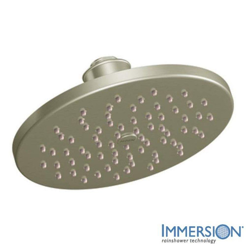 8in Rainshower Head with Eco Performance in Brushed Nickel