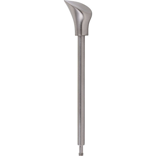 Lift Rod and Finial - Roman Tub in Brilliance Stainless