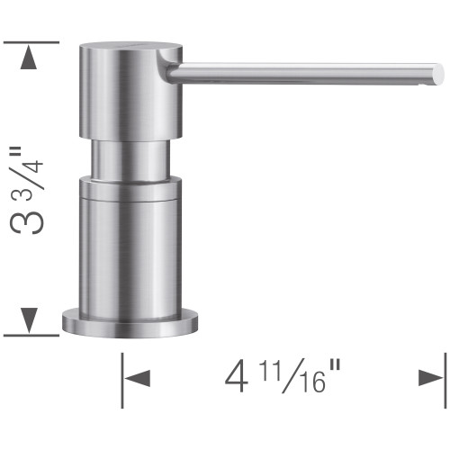 Blanco 402299 Lato Soap Dispenser in PVD Steel