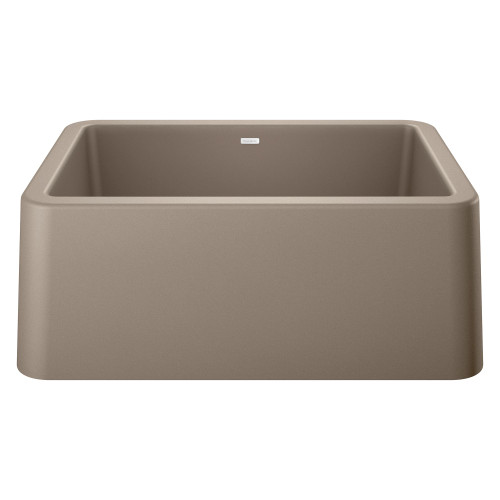 Blanco KA-402318 Ikon 27" Apron Single Bowl Sink Kit in Truffle