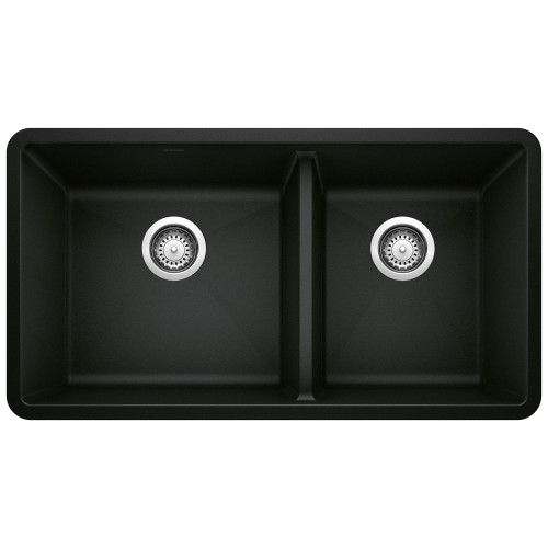 Blanco KA-442926 Precis 1-3/4 Bowl Sink Kit in Coal Black