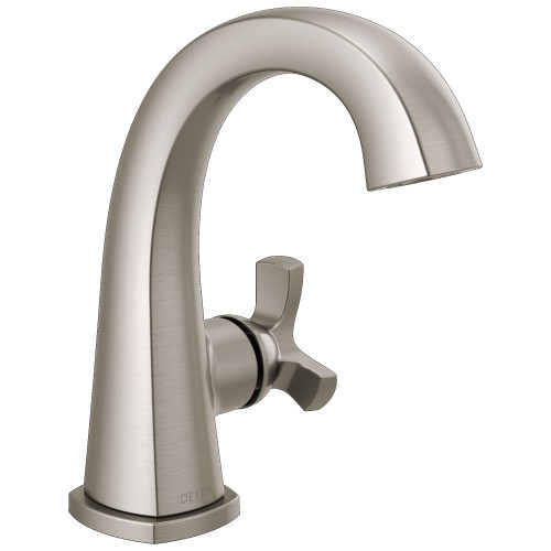 Delta 5776-SS-PR-MPU-DST Stryke 6.56-in x 6.00-in x 6.88-in Single Handle Bathroom Faucet, Lumicoat Stainless