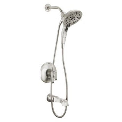 Delta T17489-SS-PR Tetra 17 Series Tub Shower Trim, Lumicoat Stainless