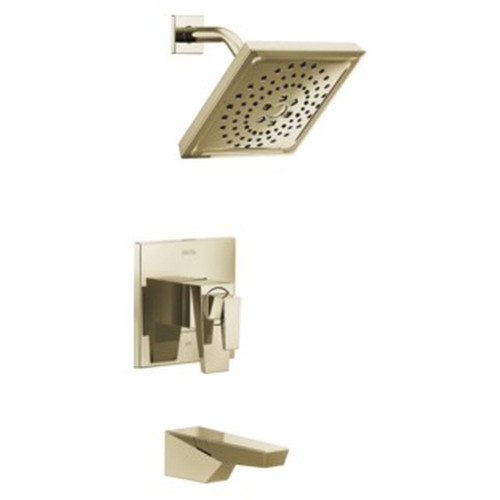 Delta T17443-PN-PR Trillian 17 Series H2Okinetic Tub Shower Trim, Lumicoat Polished Nickel