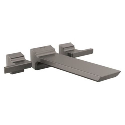 Delta T5799-KS-PR-WL Pivotal Delta Pivotal Wall Mount Tub Filler Trim, Lumicoat Black Stainless